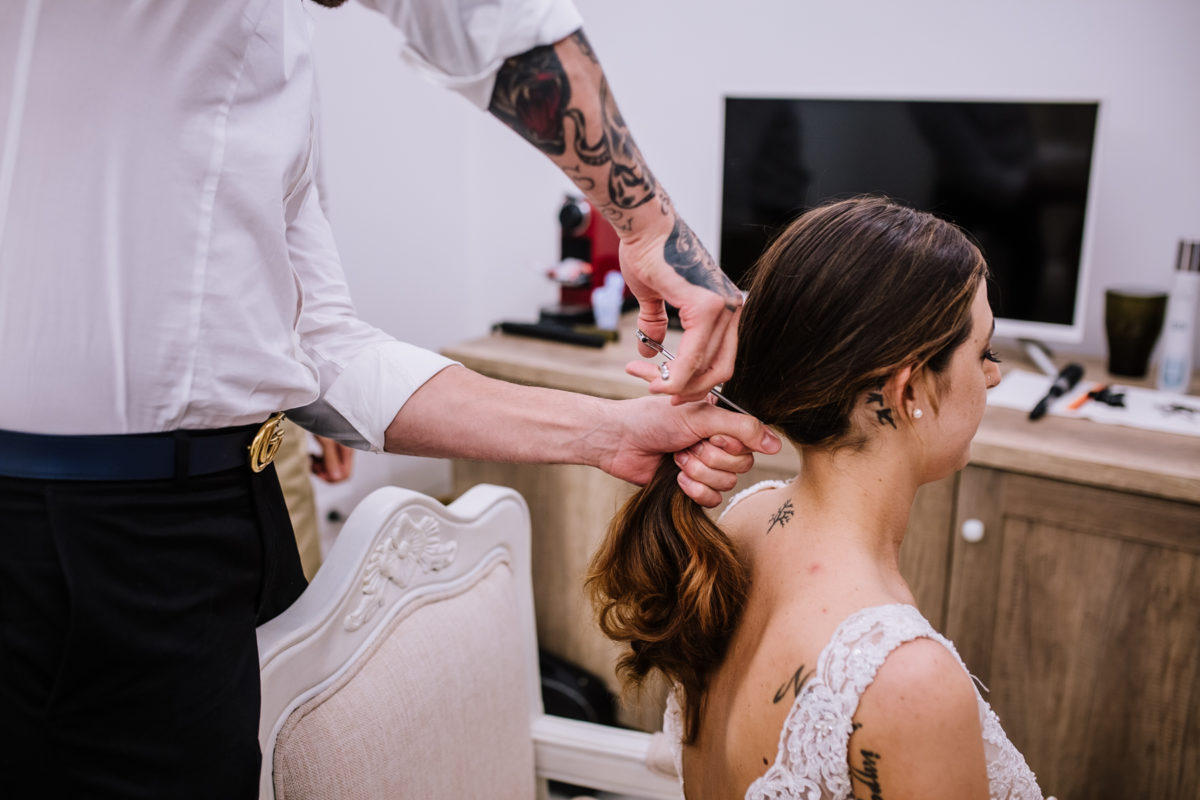 taglio capelli sposa