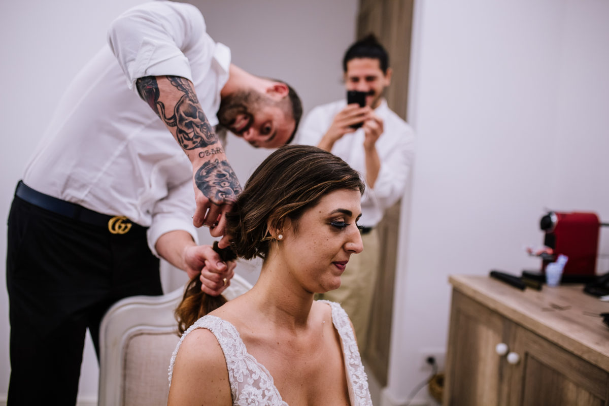 taglio capelli sposa