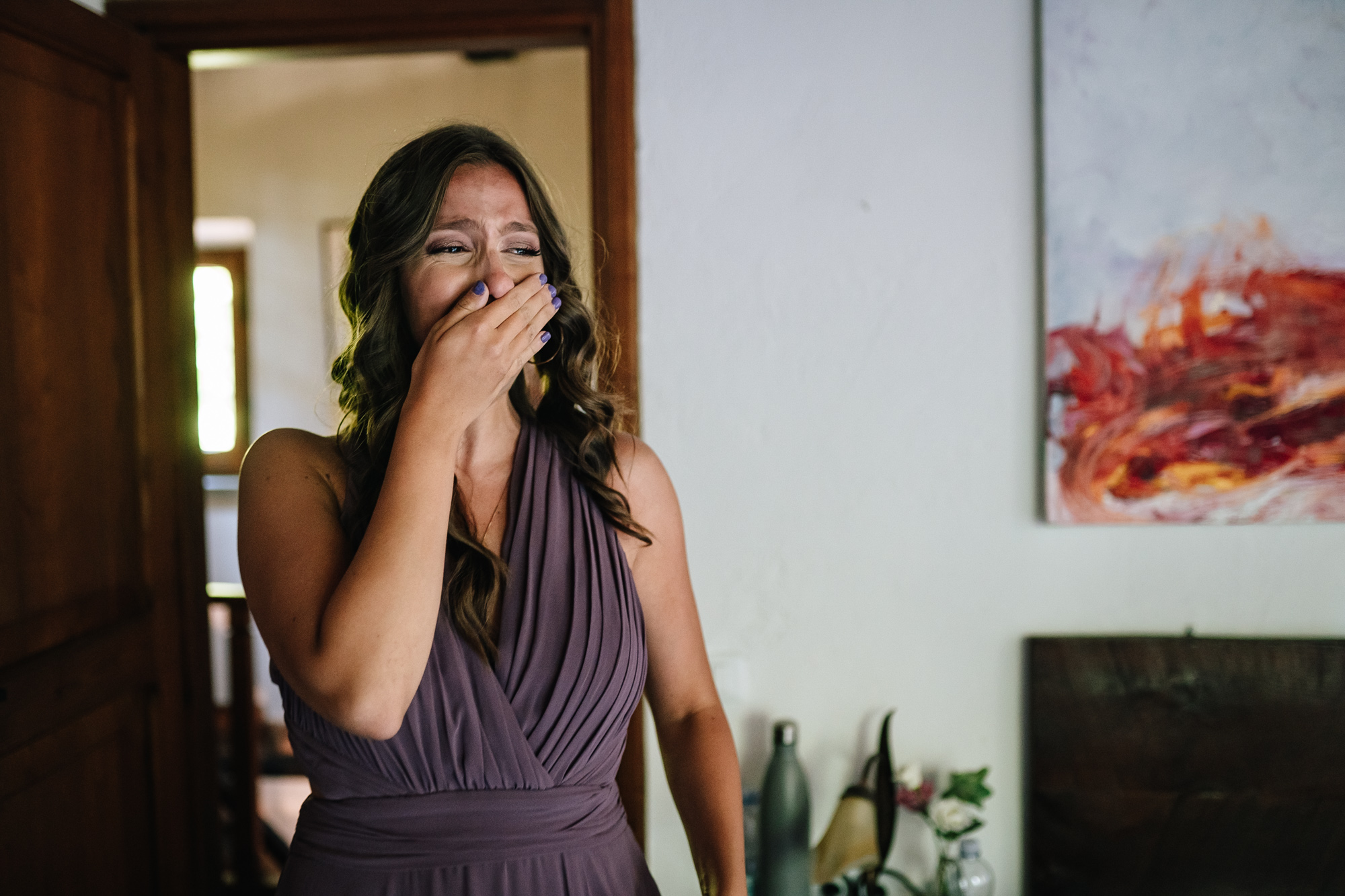 commozione amica sposa