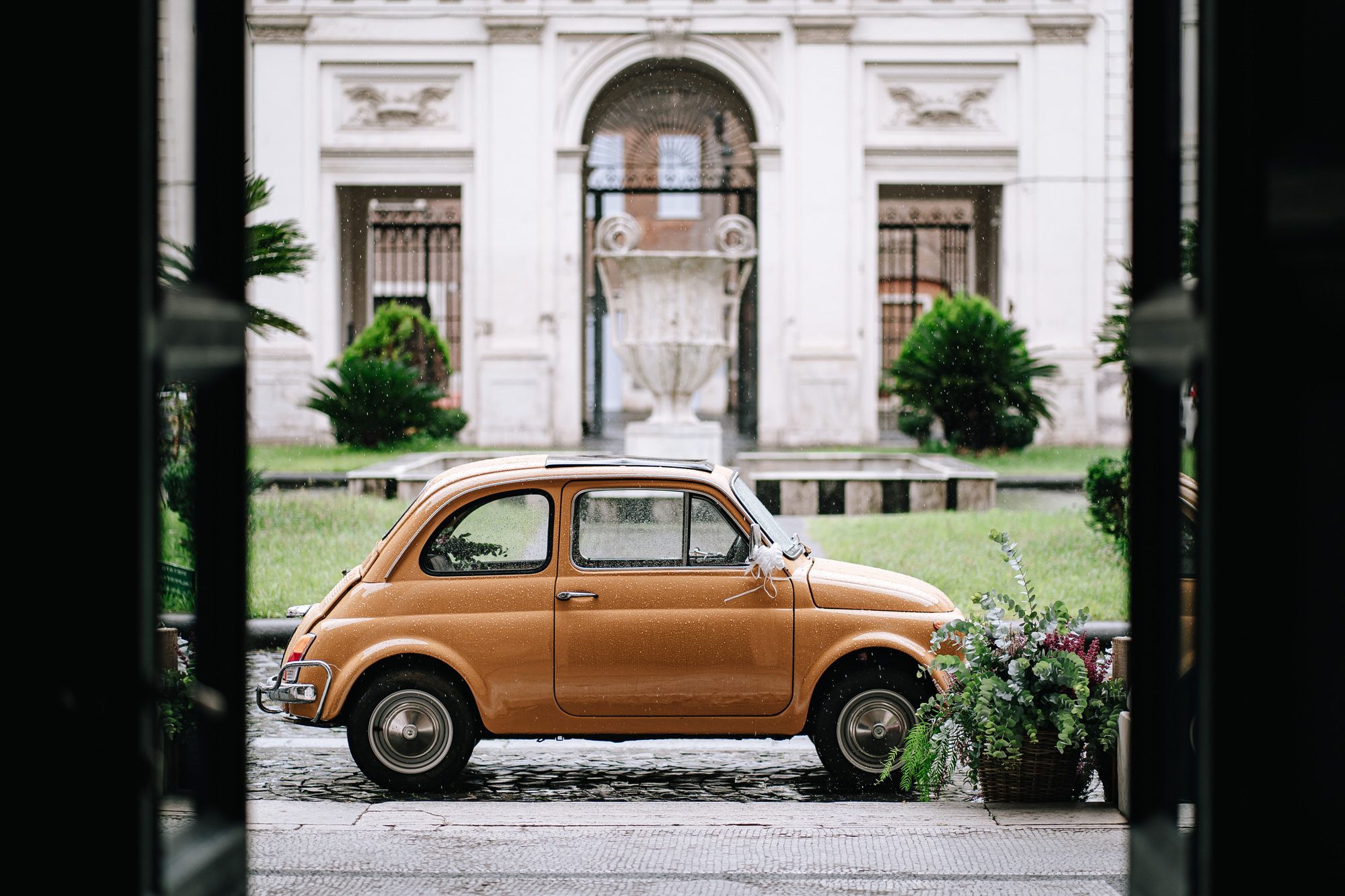 fiat 500 macchina sposi