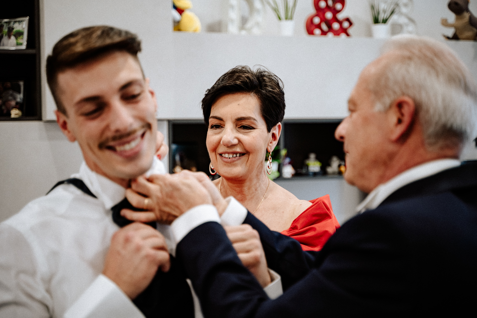 preparazione sposo