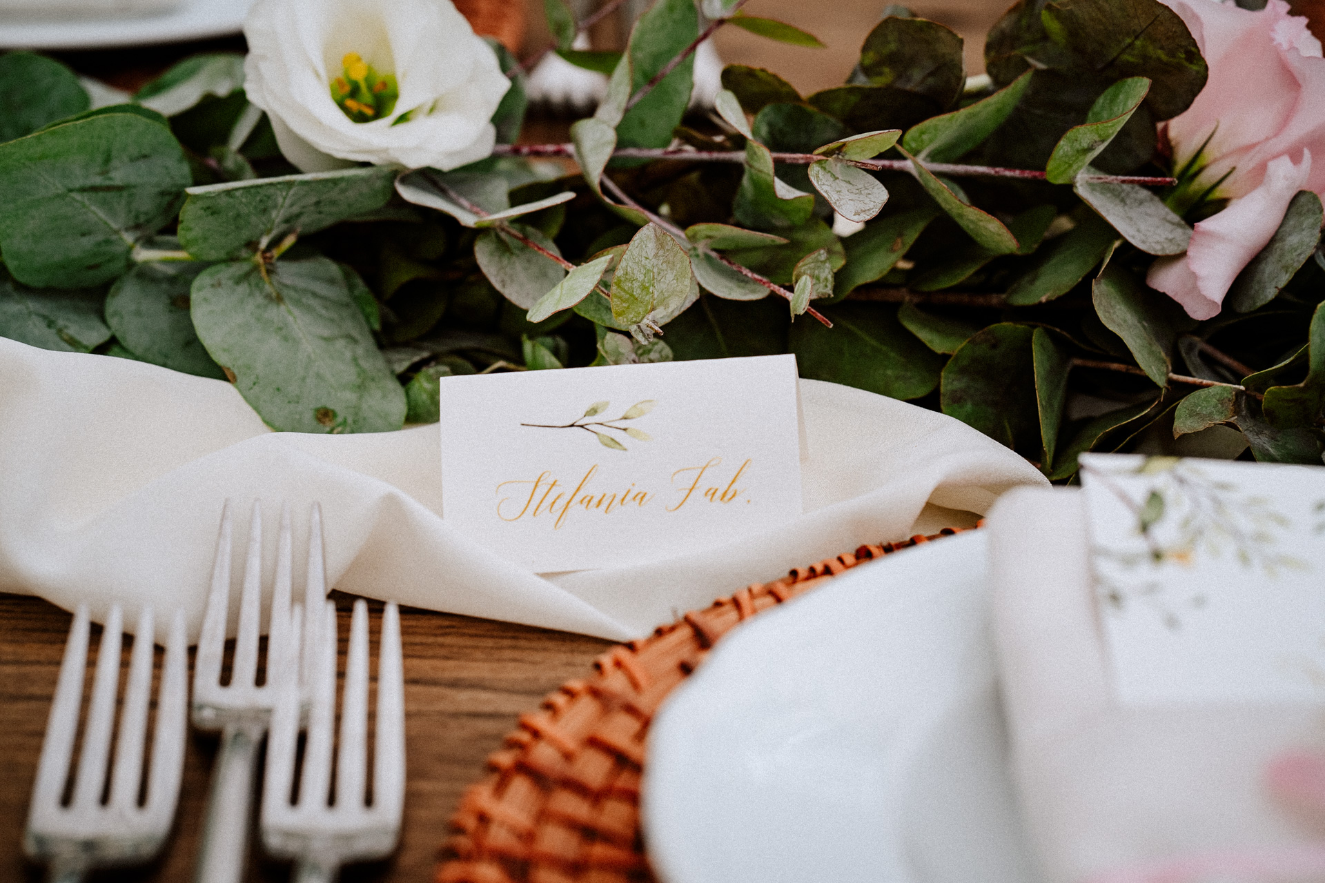 dettagli tavola matrimonio