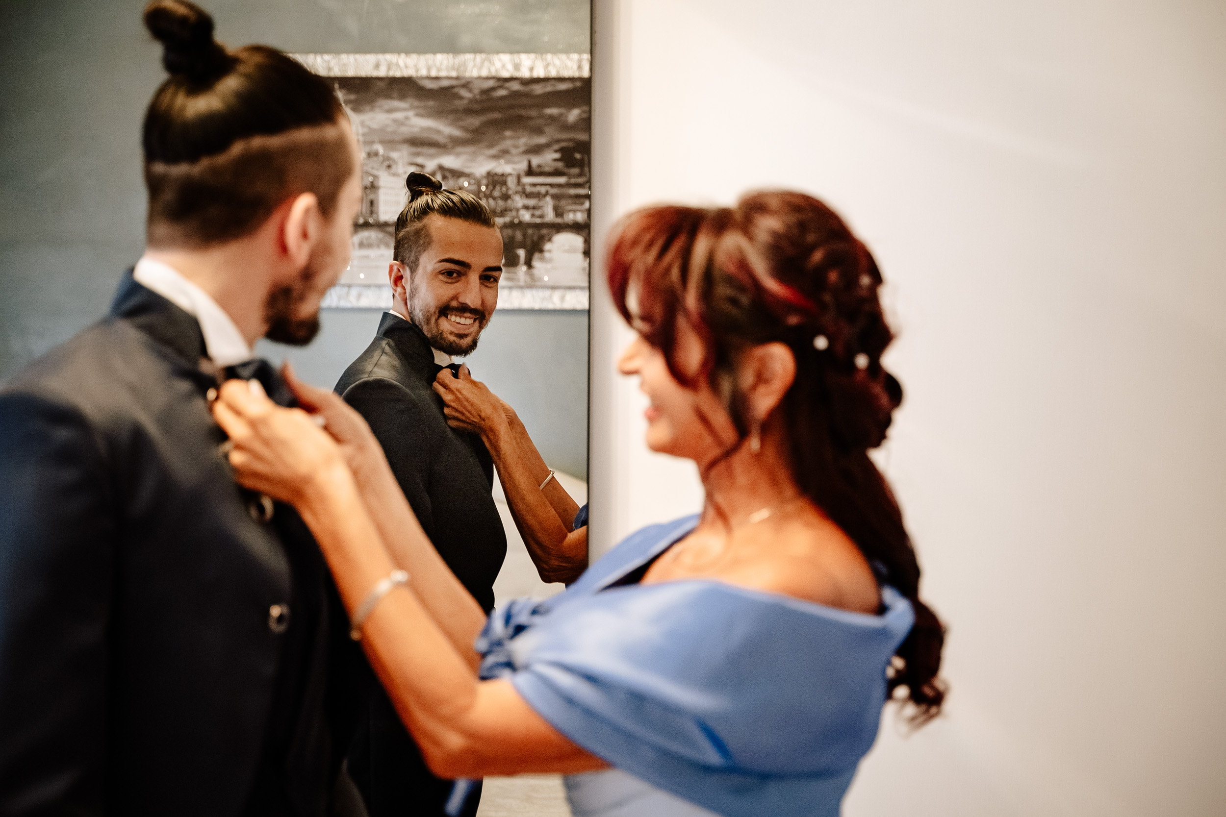preparazione sposo