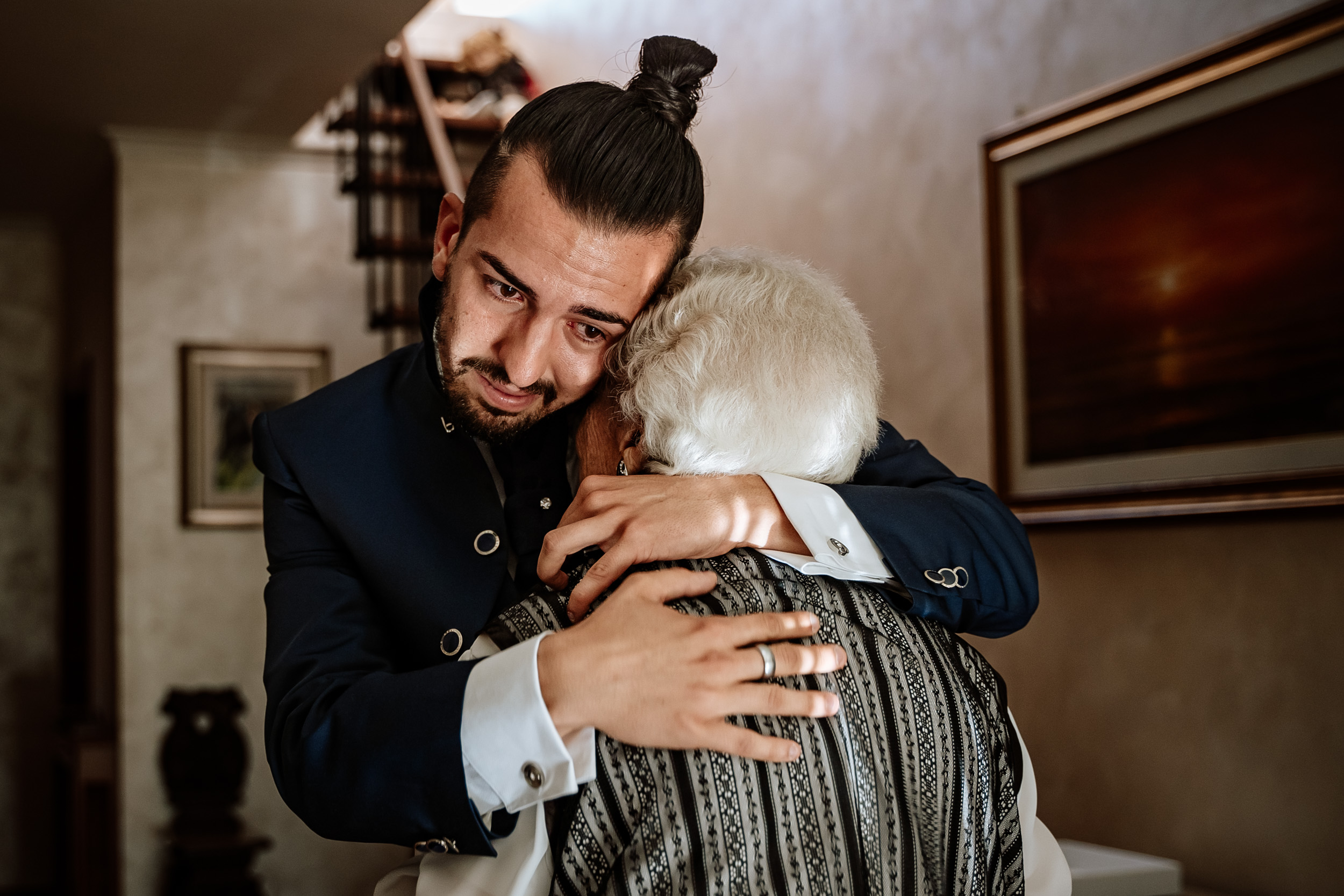 nonna sposo emozione matrimonio