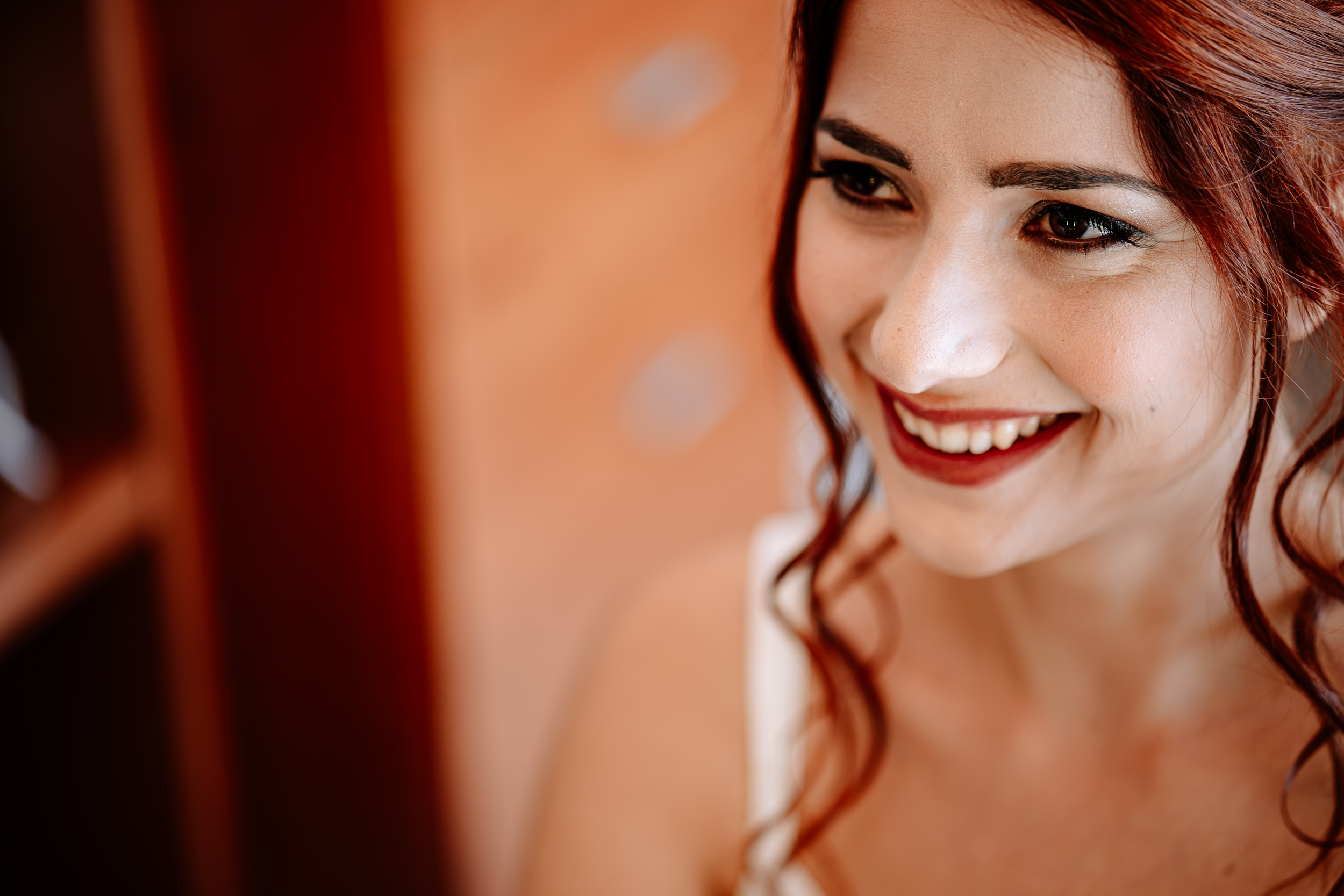 fotografo sorriso sposa
