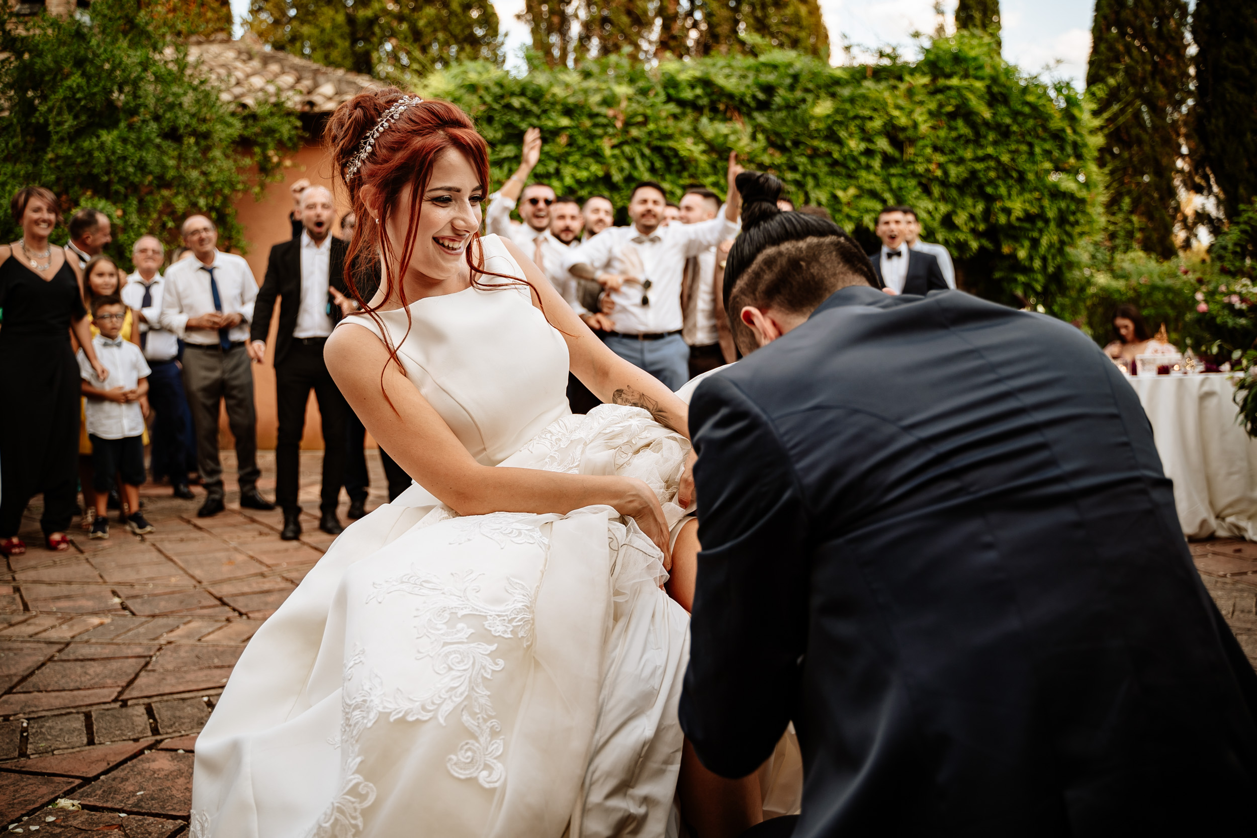 matrimonio villa livia giarrettiera